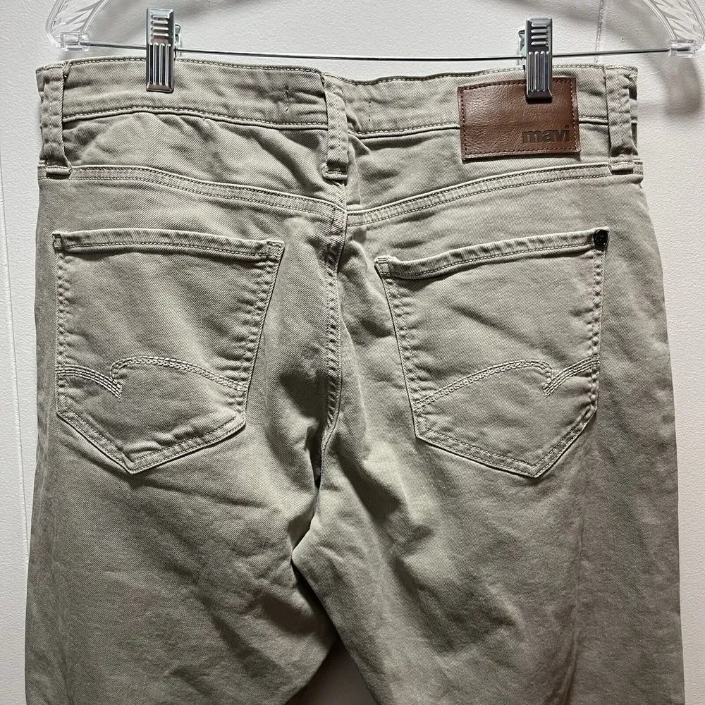 Mavi Mens Jeans‎ Beige Pants Size 32x32 Matt Relaxed Straight Leg